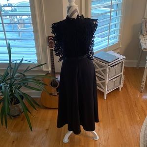 Black Lace Top Dress